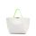 Женская кожаная сумка limited-soho-white-green белая